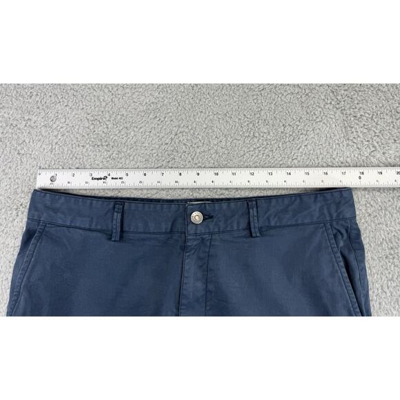 Flint And Tinder Chino Shorts Mens 34 Navy Huckberry Stretch Casual - Picture 7 of 11